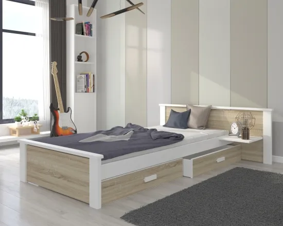 Posteľ Aldex Shelf 200