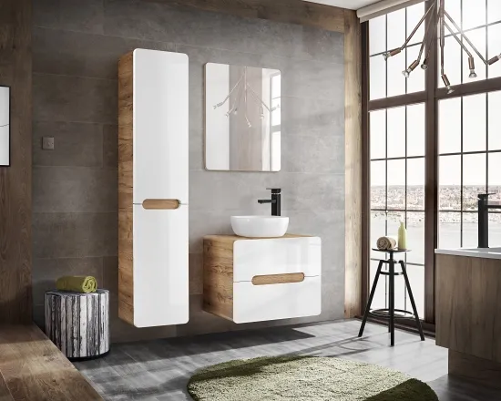 Zrkadlo bez rámu Aruba White