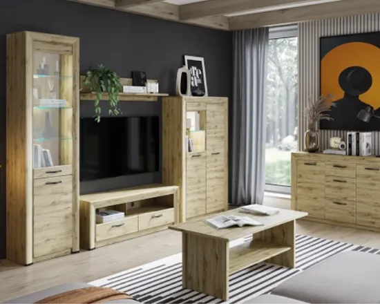 TV stolek se zásuvkami do obývacího pokoje Sapori