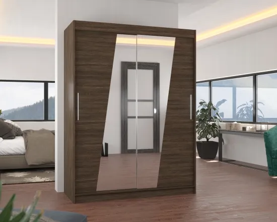 Skriňa s posuvnými dverami so zrkadlom Bolton 150 cm