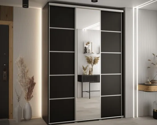 Posuvná skříň se zrcadlem Cannes 5 170 hloubka 45 cm