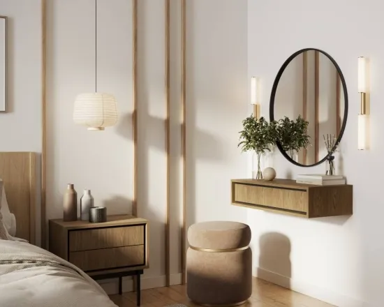 Závesný toaletný stolík Deco