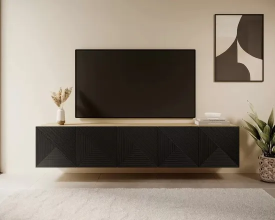 TV stolík závesný Asha 200 cm