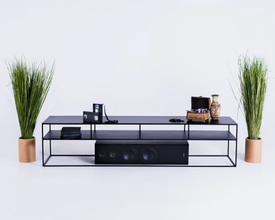 TV stolík Tensio 2 Floor Metal 200