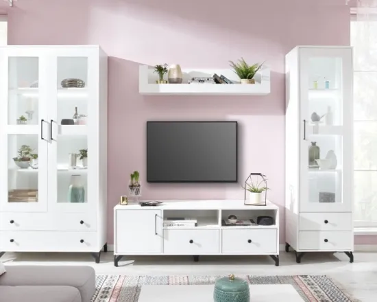 TV stolek se zásuvkami Bergen