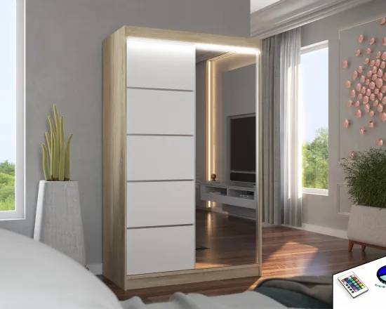 Skriňa s osvetlením Nicea 120 cm