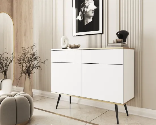 Komoda KSZ107 Oro System na čiernych nožičkách