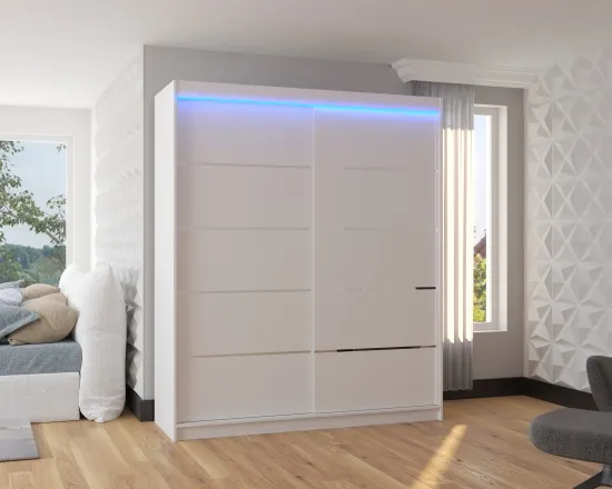 Šatní skriňa Spectra 180 s osvetlením