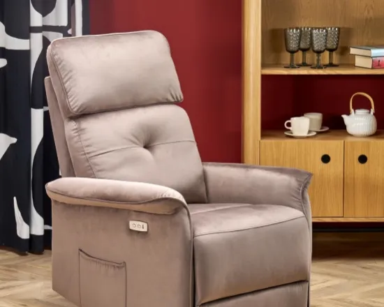 Kreslo Semir s elektrickou relaxačnou funkciou