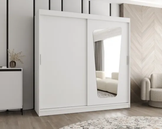 Skriňa s posuvnými dverami so zrkadlom Moka 200 cm
