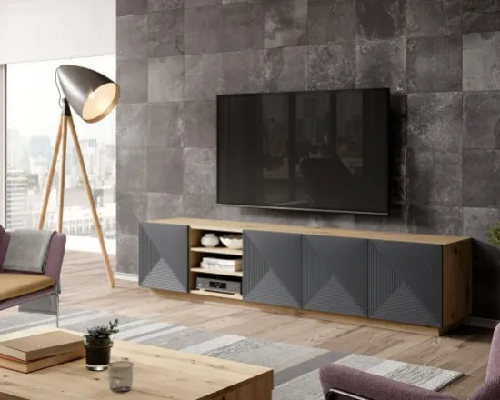 TV stolík s výklenkom Asha 200 cm
