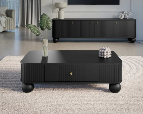 Konferenčný stolík 103 Vesper s guľovitými nožičkami