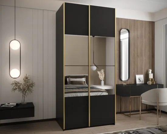 Skriňa s posuvnými dverami so zrkadlom Lux 4 100