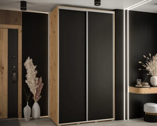 Skriňa s posuvnými dverami Davos 1 130 cm 60 cm hĺbky
