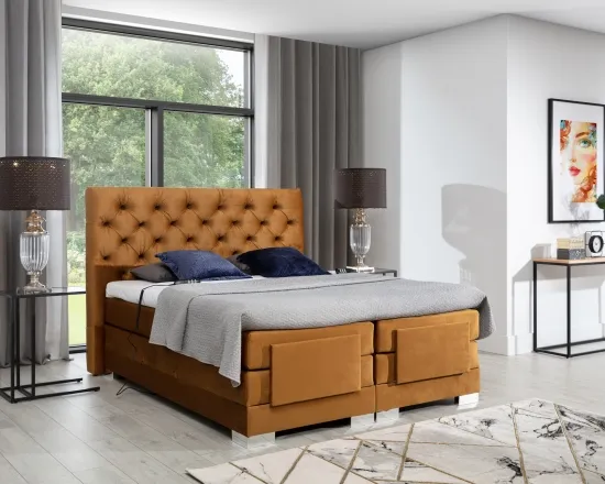 Kontinentálna posteľ 140 Clover s funkciou elektrického relaxu