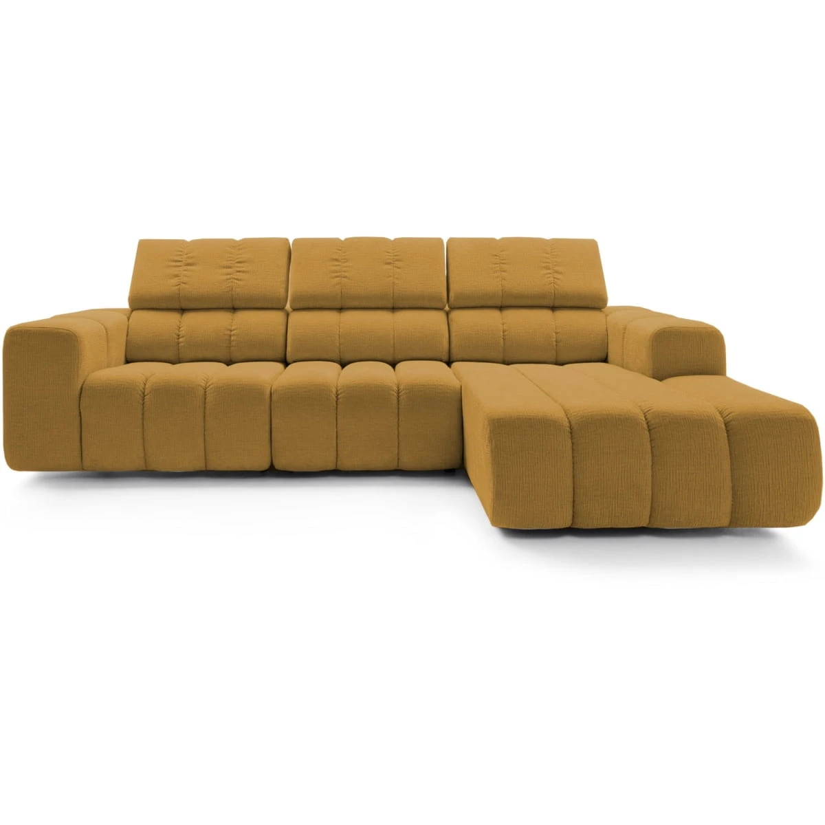 Narożnik prawostronny Zürich z regulowanymi zagłówkami - Puszman