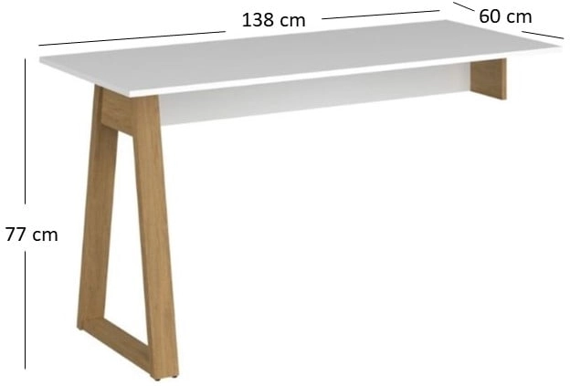 Blat biurka 140 Neptun