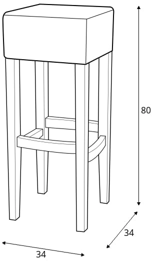 Židle barová BST-0515/1