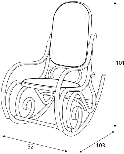 Židle houpací Bj-9816