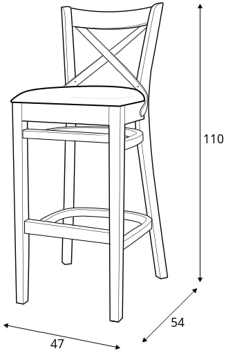 Židle barová BST-9907/2