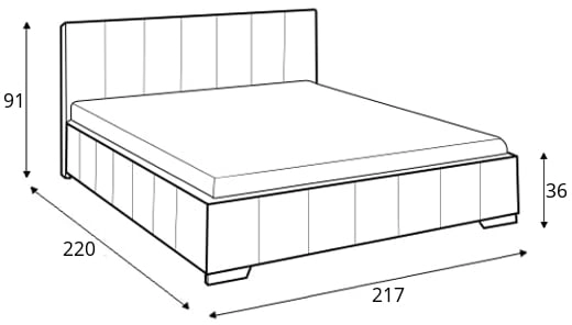Łóżko 80271 (200x200)