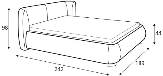 Łóżko 80296 KF (140x200)