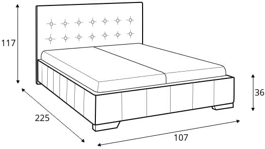 Łóżko 80209 KF (90x200)