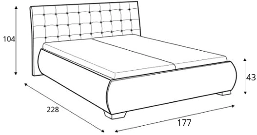Łóżko 81217 KF (160x200)