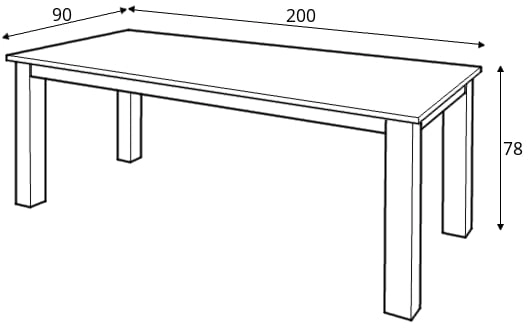 Stůl JBF 200 x 90