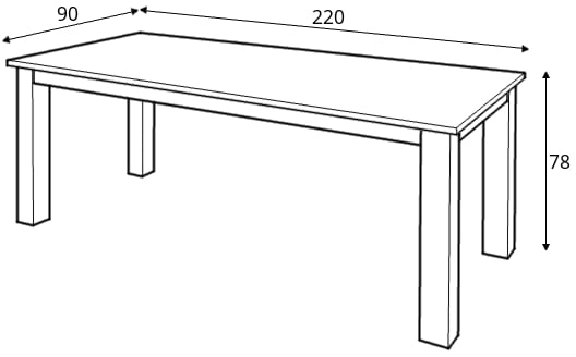 Stůl JBF 220 x 90