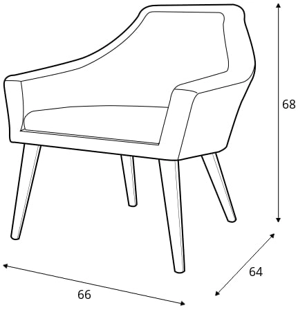 Židle s područkami B-1234
