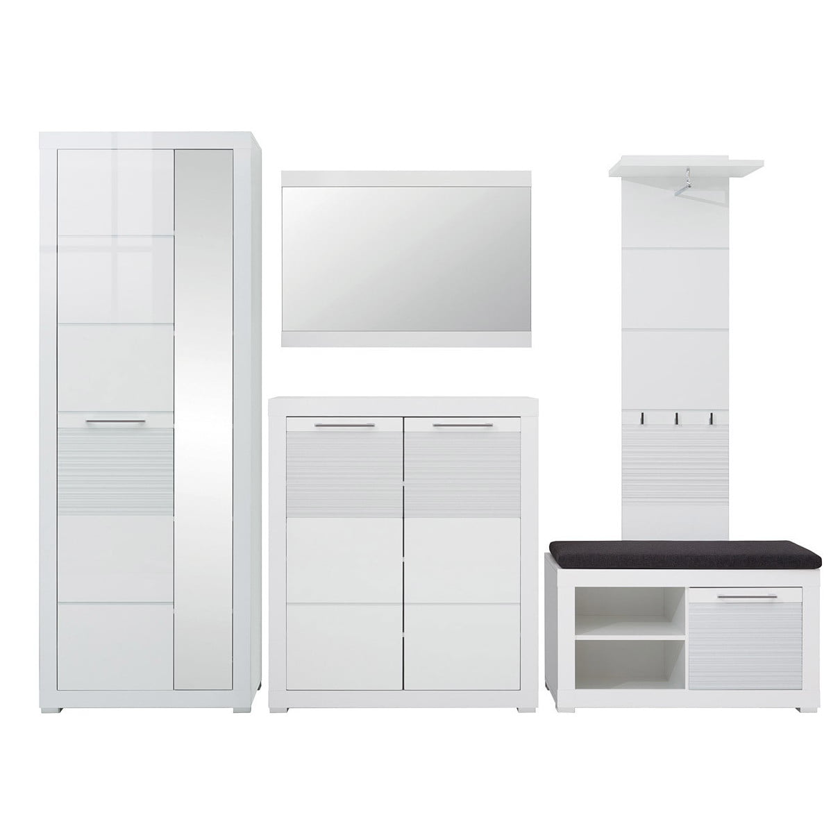 

Předsíň Flames I - Black Red White - BRW