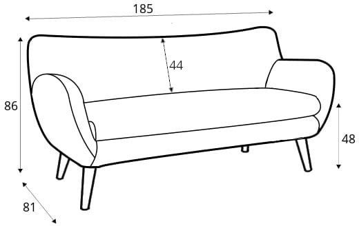Sofa 3-osobowa George