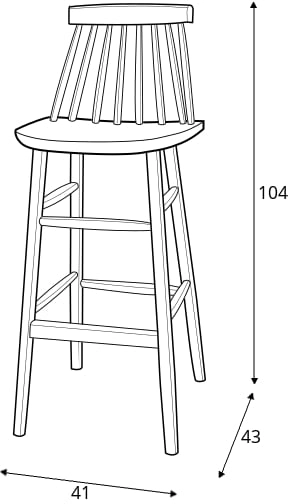 Židle barová BST-5910