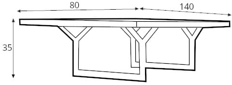 Konferenční stolek Longo