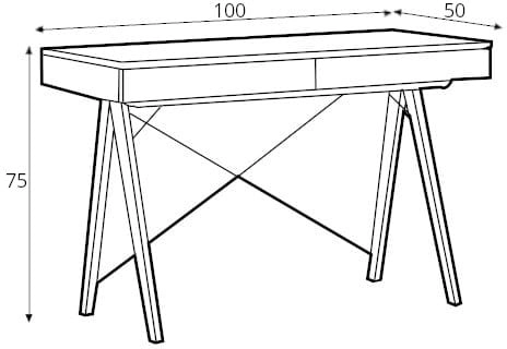 Psací stůl 100x50 Basic