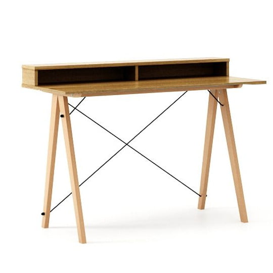 

Psací stůl 120x50 s nadstavbou Slim+ Horizontal s nástavbou - Minko