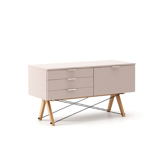 

Skříňka Sideboard s třemi zásuvkami a dvířky - Minko