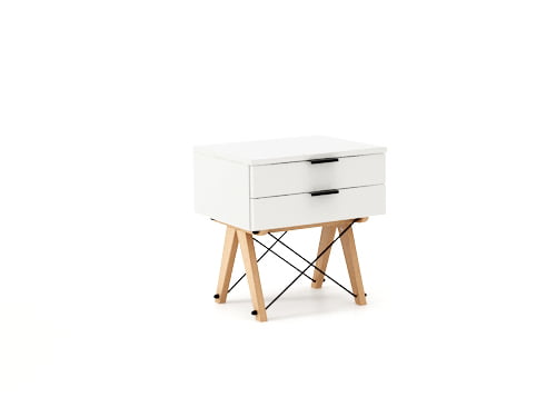 

Noční stolek 50x40 se zásuvkami Double - Minko
