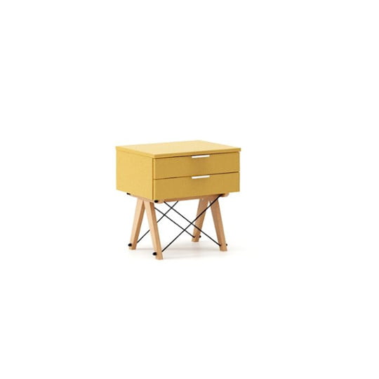

Noční stolek 50x40 se zásuvkami Double - Minko
