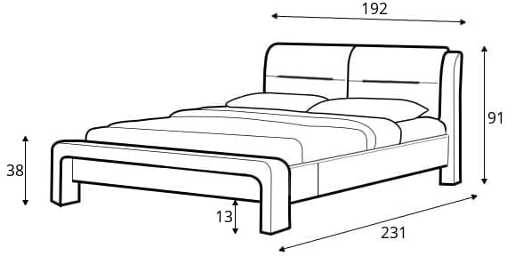 Łóżko Cassandra 160