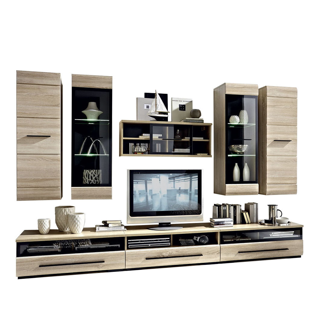 

Obývací stěna Fever 1 - Black Red White - BRW