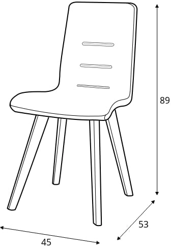 Židle A-1604 prošívání