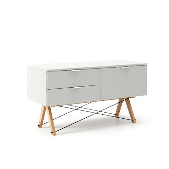 

Skříňka Sideboard s dvěma zásuvkami a dvířky - Minko