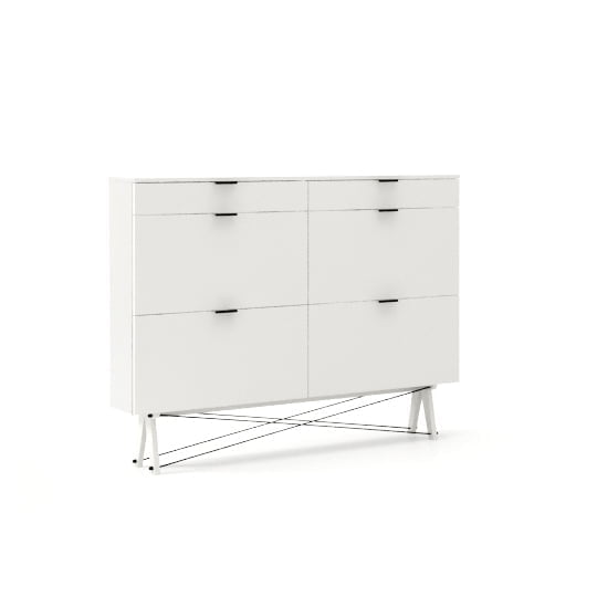 

Botník s hloubkou 30 Basic Black/White - Minko