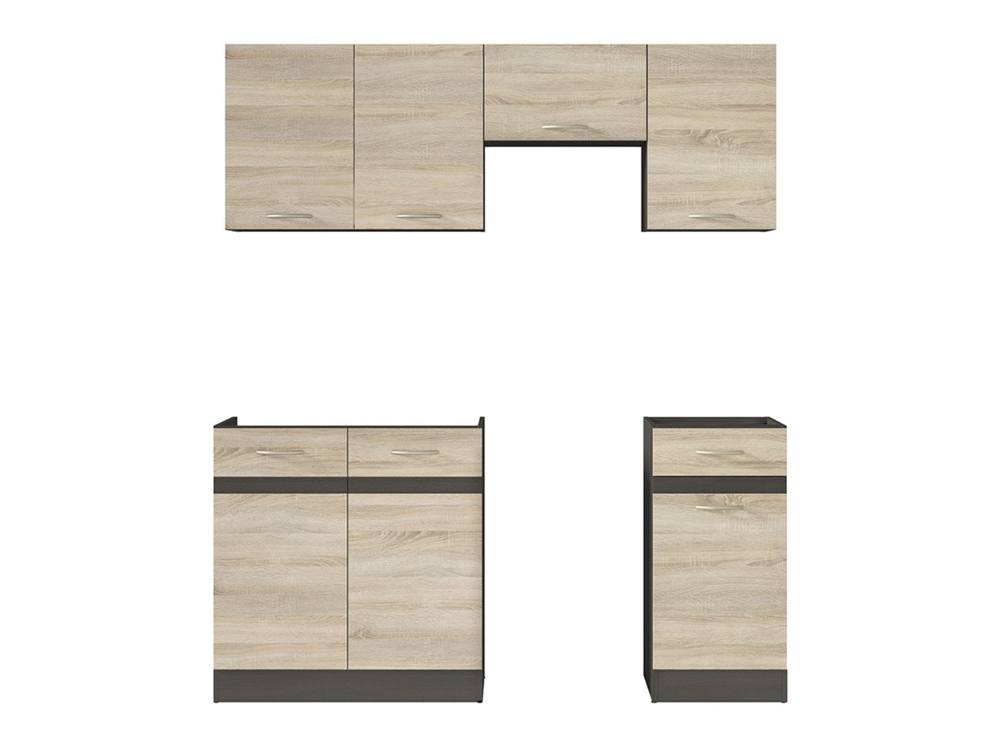 

Kuchyňská linka 170 Junona - Black Red White - BRW