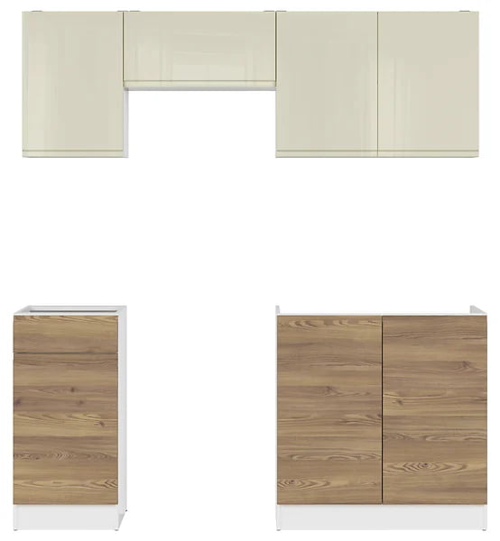 

Kuchyňská linka 180 Junona - Black Red White - BRW