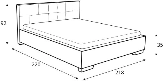 Łóżko 81274 (200x200)