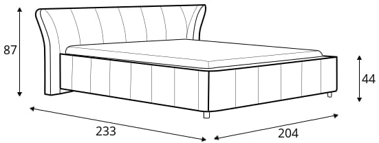 Łóżko 80295 KF (140x200)
