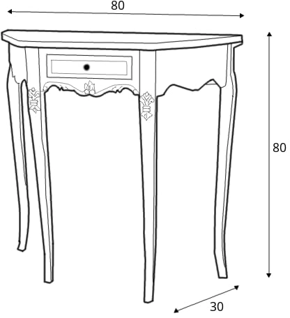 Konzolový stolek se zásuvkou do ložnice Rimini